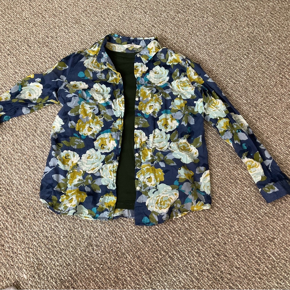 Floral Button-Up Shirt